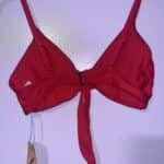 Kona Sol Red Bikini Top Size S (4-6)