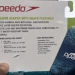 Speedo UV Swim Diaper With Snaps