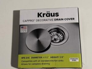 Kraus CapPro Removable Decorative Drain Cover