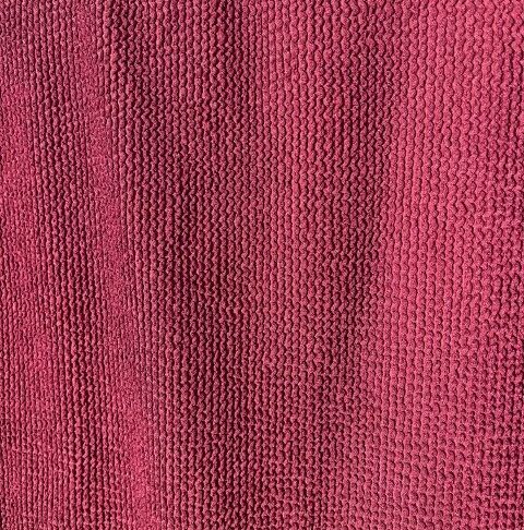 Kona Sol Women's Pucker Square Neck Swimsuit Burgundy Tie Back