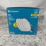 EcoSmart Bright White 6 inch Integrated LED Matte White Retrofit Canless Dimmable Recessed Light (4-Pack)