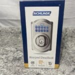 Schlage Camelot Satin Nickel Electronic Keypad Deadbolt On Sale