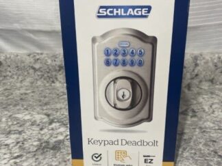 Schlage Camelot Satin Nickel Electronic Keypad Deadbolt On Sale