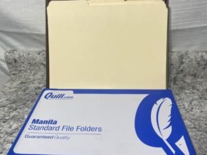 Quill Manila Folders 100 Pack