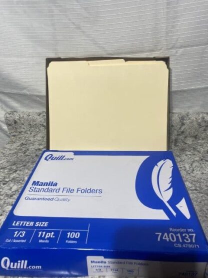 Quill Manila Folders 100 Pack