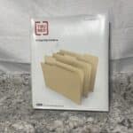 TRU Red 3 Tab Manila Folders 100 Pack