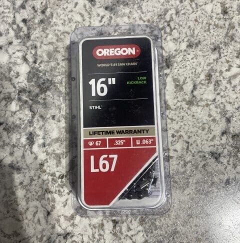 Oregon L67 Chainsaw Chain for 16 in. Bar