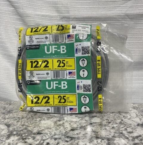 Southwire Building Wire 12/2 UF-B 25ft - Image 3