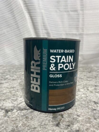 Behr Premium Stain and Poly Gloss Honey