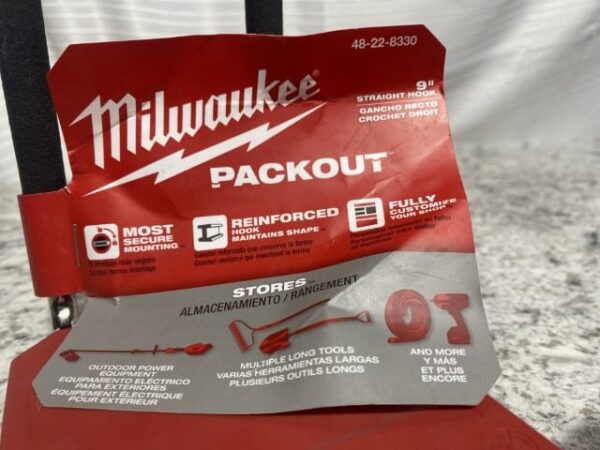 Milwaukee Packout Straight Utility Hook - Image 4