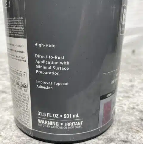 BEHR Metal Primer Paint 1QT - Image 2