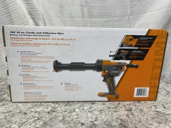 Ridgid 18V Caulk Gun - Image 3