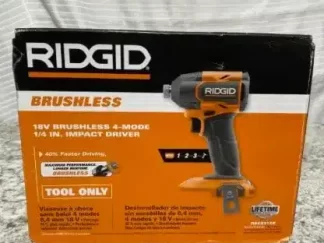 Ridgid 18V 4 Mode Impact Driver 1/4 Inch