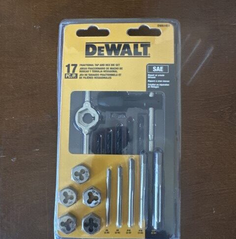DEWALT SAE Steel Tap and Die Set