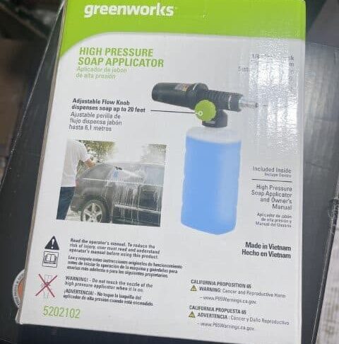 GreenWorks High Pressure Soap Applicator - Image 2