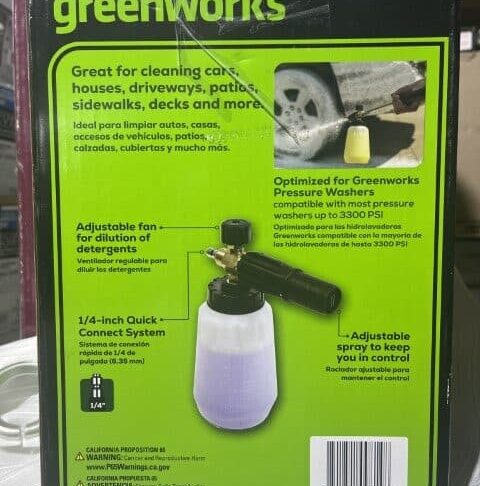 Greenworks Premium Foam Canon - Image 2