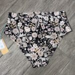 Kona Sol Floral High Waisted Swim Bottoms Size S