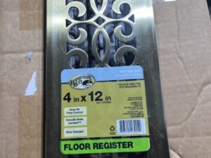 Hampton Bay Antique Brass Floor Register 4x12