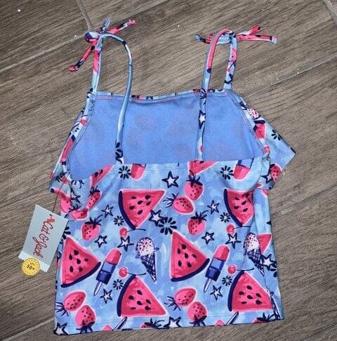 Cat and Jack Summer Watermelon Swimsuit Top Size S 6/6x - Image 3