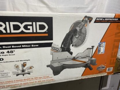 Ridgid 12 Inch Dual Bevel Miter Saw