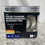 Commercial Electric 4 Inch LED Interchangeable Trim and Adjustable Color