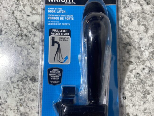 Wright Black Screen & Storm Door Latch