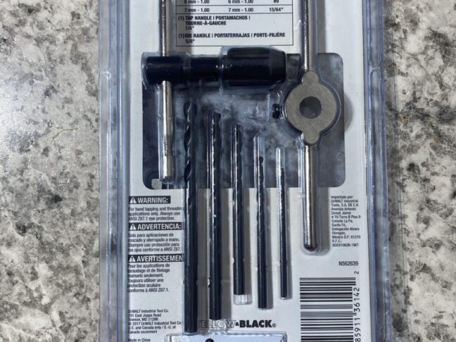 DEWALT 17-Piece Metric Tap and Die Set – High Carbon Steel Construction - Image 2