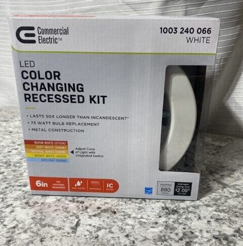 Commercial Electric 6 Inch Color Changing LED