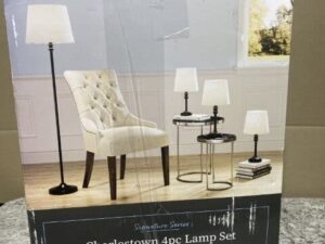 Charlestown 4 Pc Lamp Set
