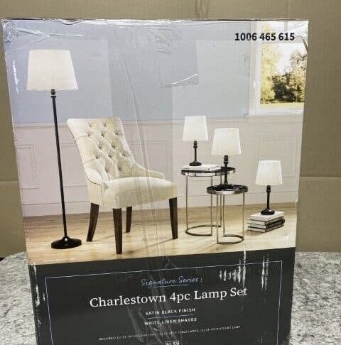 Charlestown 4 Pc Lamp Set