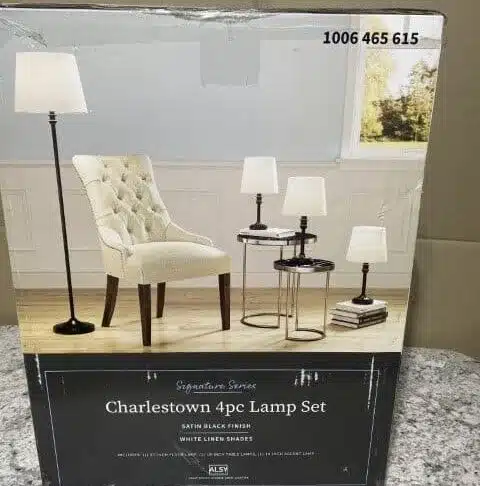 Charlestown 4 Pc Lamp Set - Image 5
