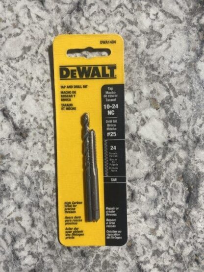 Dewalt Tap and Drill Bit 10-24 NC