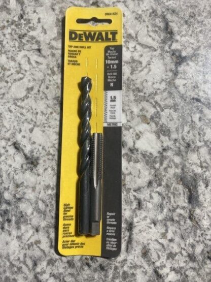 Dewalt Tap and Drill Bit 10mm - 1.5 NC