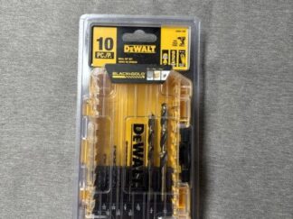 DEWALT Black and Gold Twist Drill Bit Set (10-Piece)