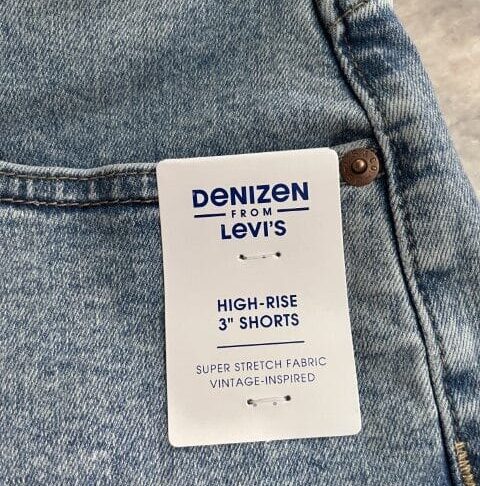 Denizen From Levi's High Rise Jeans 3" Shorts Size 6 W28 - Image 2