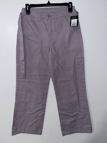 Art Class Girls Pants Purple Wide Leg Utility Tie Waist Size 14