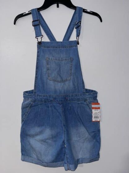 Cat and Jack Demin Short Overalls Size L 10/12