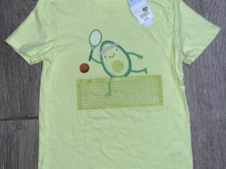 Cat and Jack Boys' Avocado Tennis Short Sleeve T-Shirt Size S