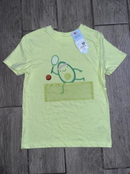 Cat and Jack Boys' Avocado Tennis Short Sleeve T-Shirt Size S