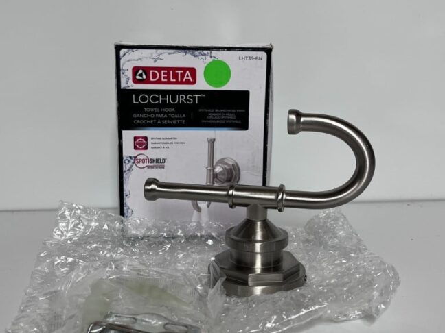 Delta Lochurst Towel Hook Brushed Nickel - Image 3