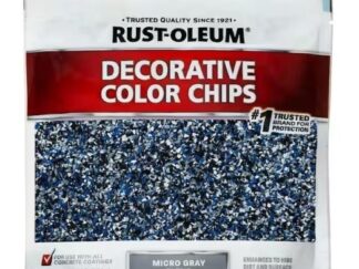 Rustoleum Micro Gray Decorative color chips