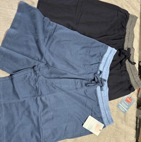 Hanes Premium French Terry Pajama Shorts 2pk - Image 3