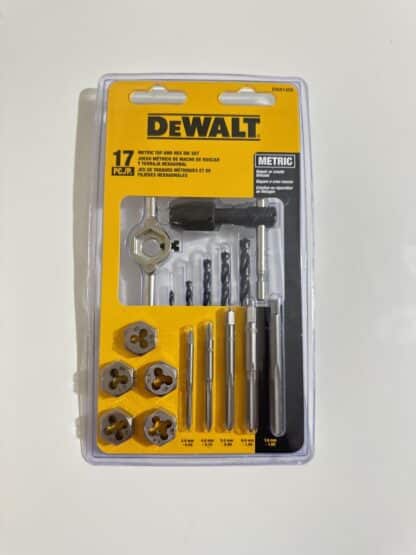 DEWALT Metric Steel Tap and Die Set (17-Pieces)