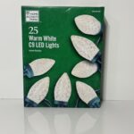 Home Accents 25 Warm White C9 LED Lights