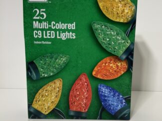 Home Accents 25 Multicolor C9 LED Lights