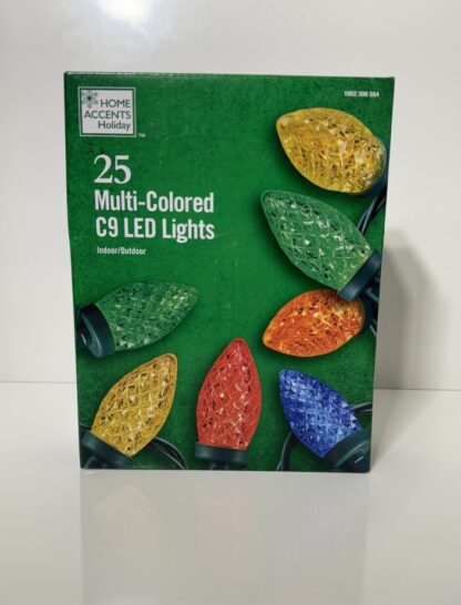 Home Accents 25 Multicolor C9 LED Lights