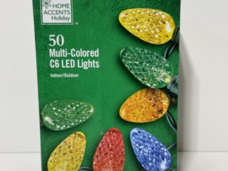 Home Accents 50 Multi Colored C6 LED Lights