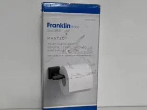 Franklin Brass Maxted Single Arm Toilet Paper Holder in Matte Black