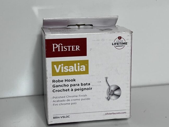 Pfister Visalia Double Robe Hook in Polished Chrome