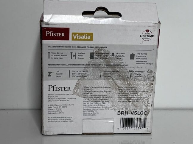 Pfister Visalia Double Robe Hook in Polished Chrome - Image 2